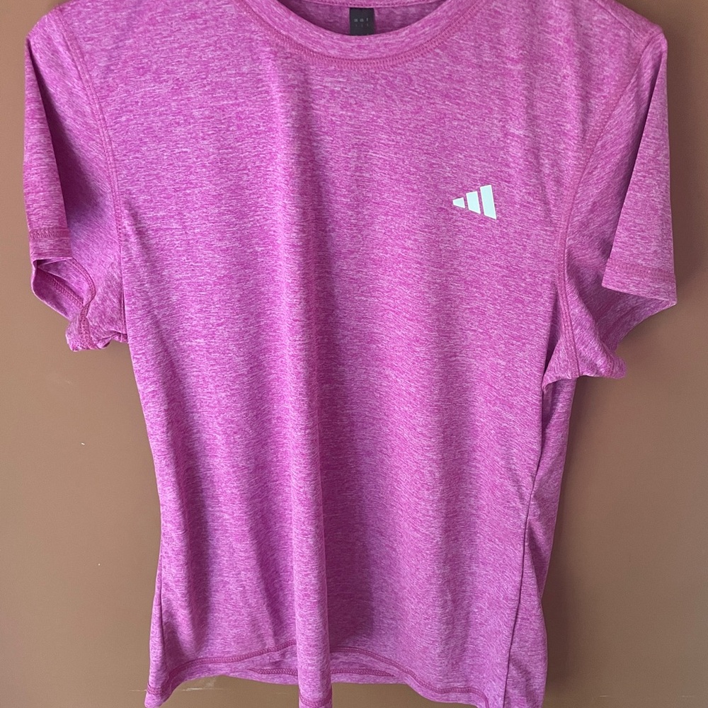 Adidas Pink T-Shirt- New never been worn Women’s Sz L